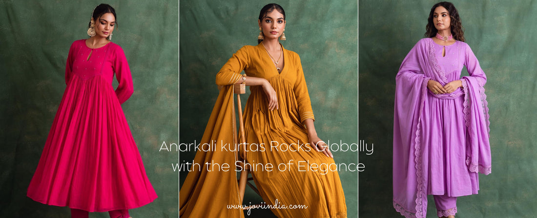 Anarkali kurtas Rocks Globally with the Shine of Elegance