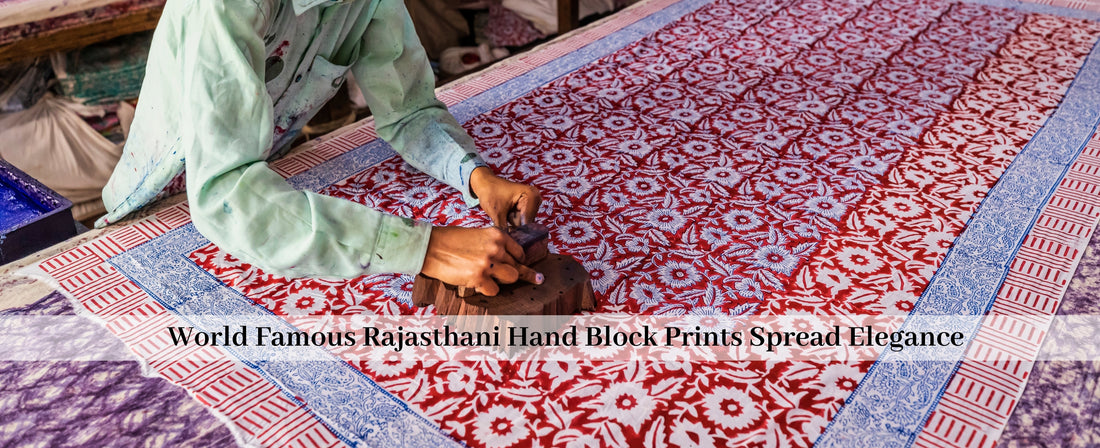 JOVI India - World Famous Rajasthani Hand Block Prints spread elegance 