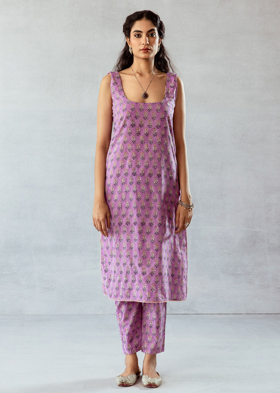 Grape Wine Printed Suit Set