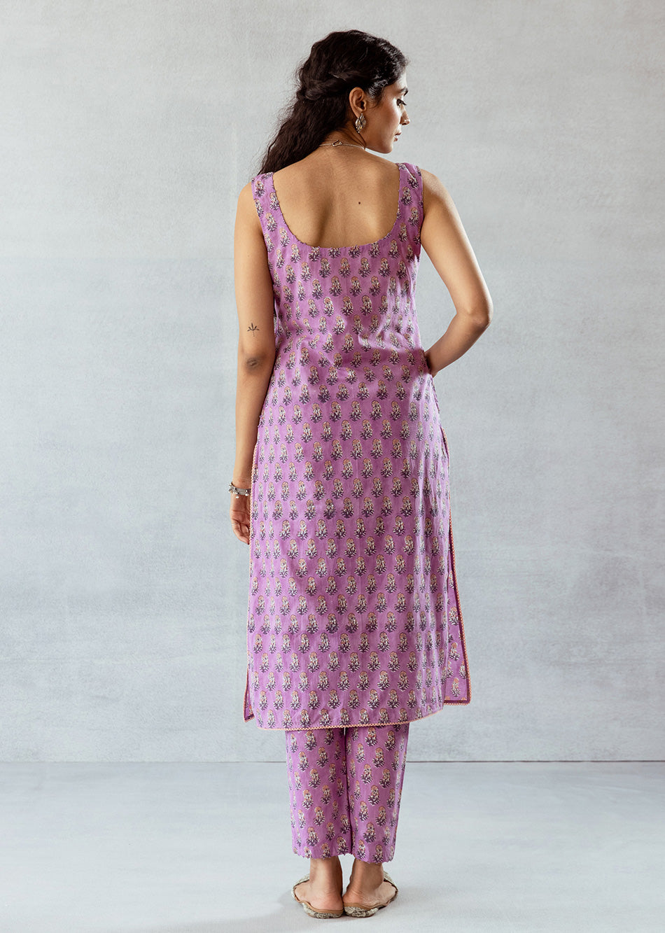 Grape Wine Printed Suit Set