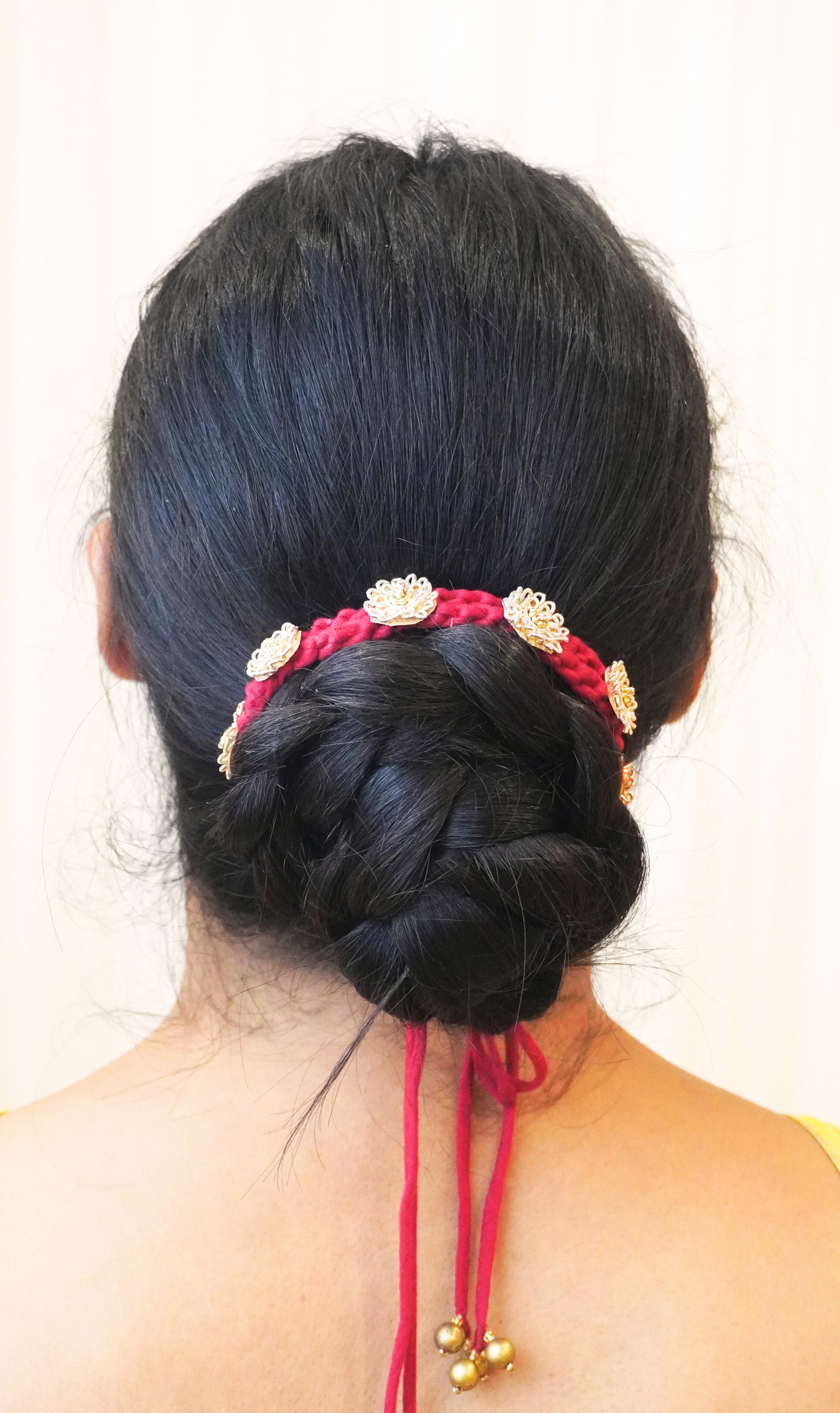 Rani Floral Hair Bun Tie