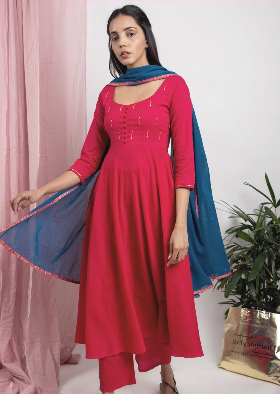 Rani Straight Kurta with Palazzo Set