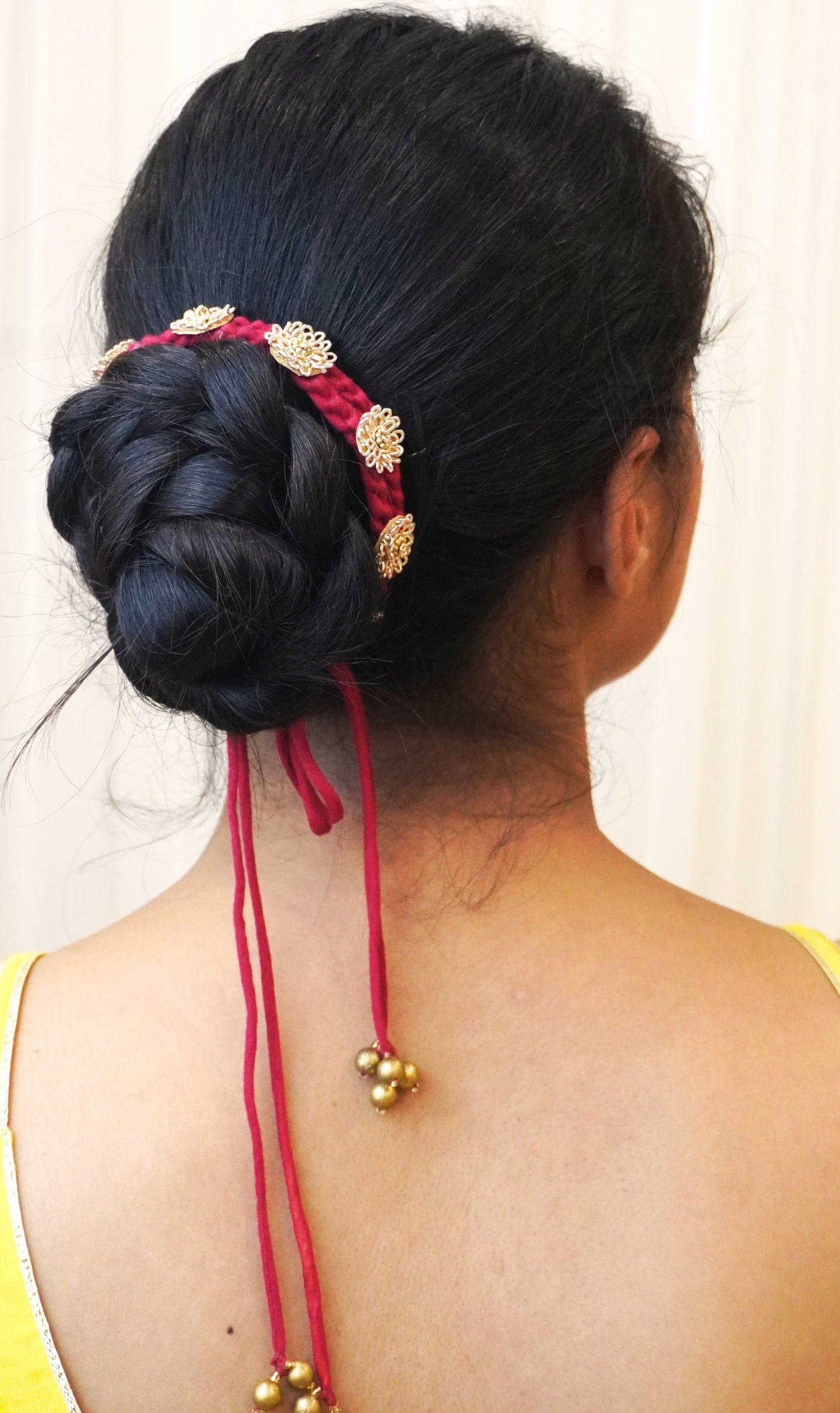 Rani Floral Hair Bun Tie