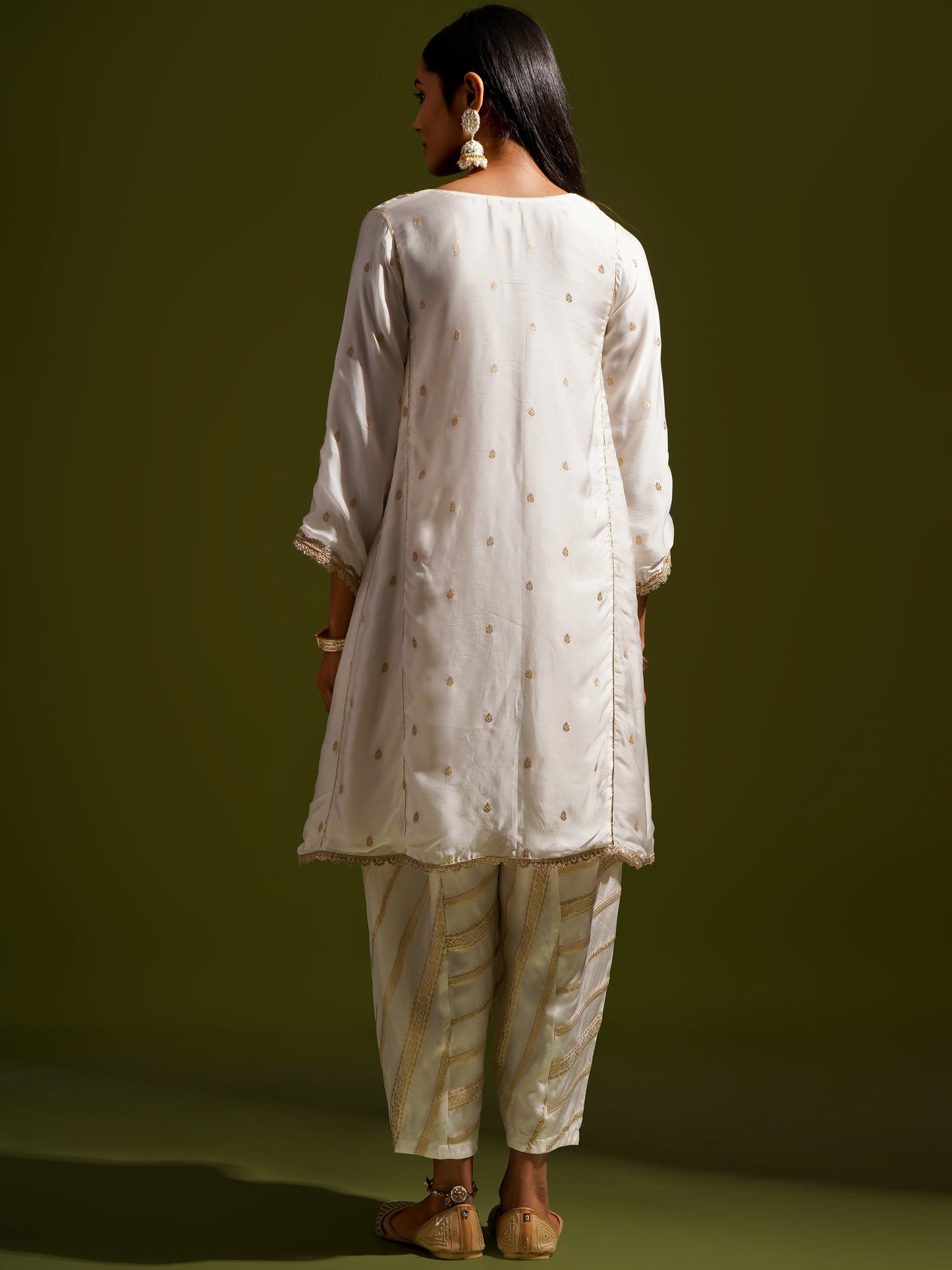 Banarsi Short Kurta With Shalwar