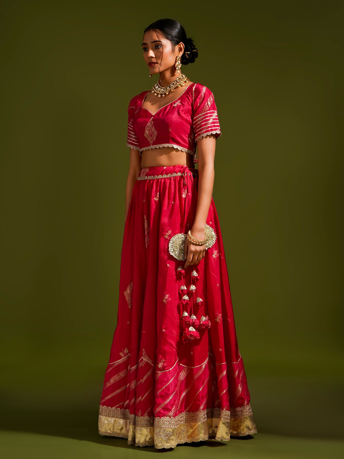 Rani Banarasi Lehnga Set