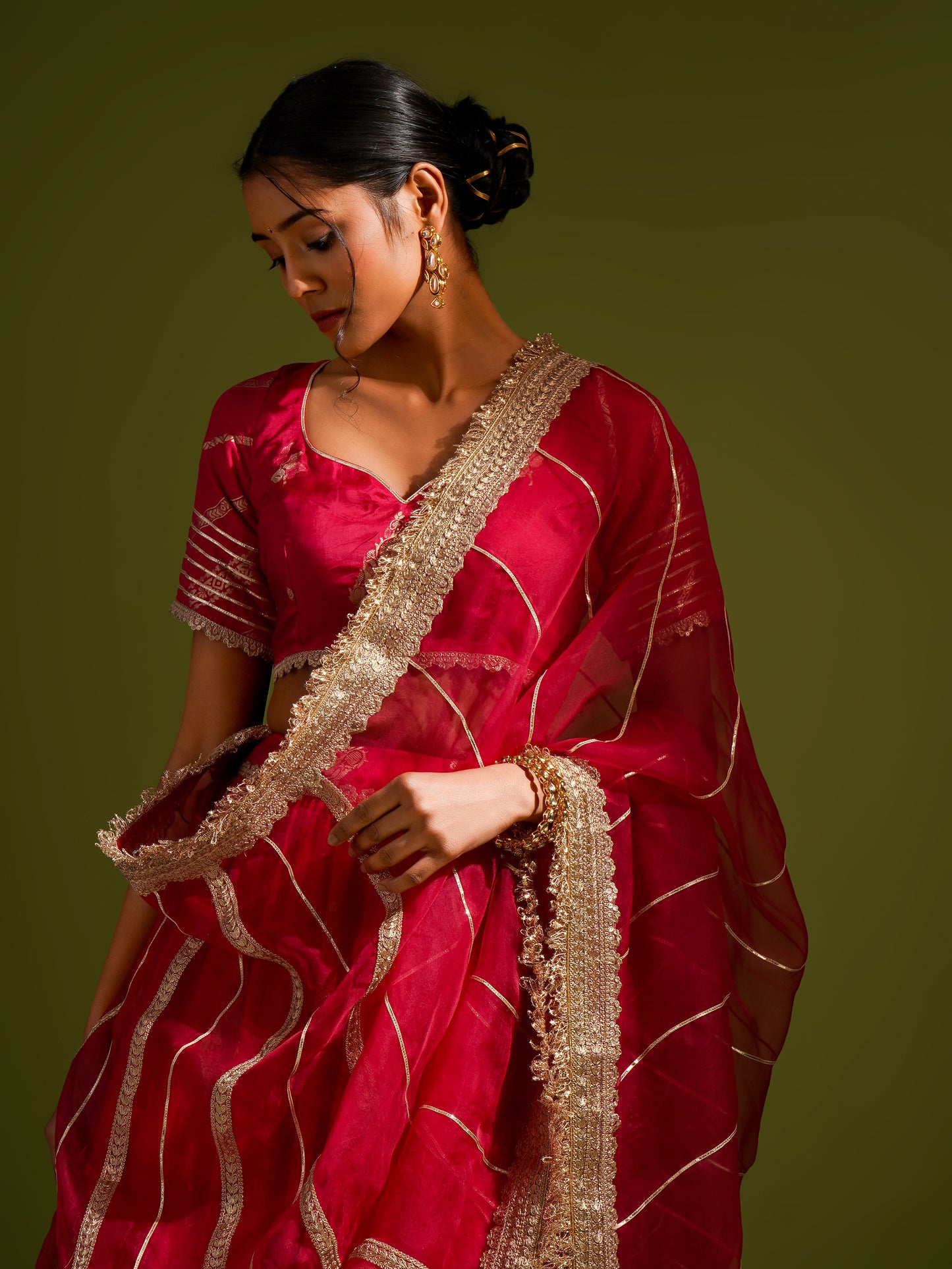 Rani Banarasi Lehnga Set