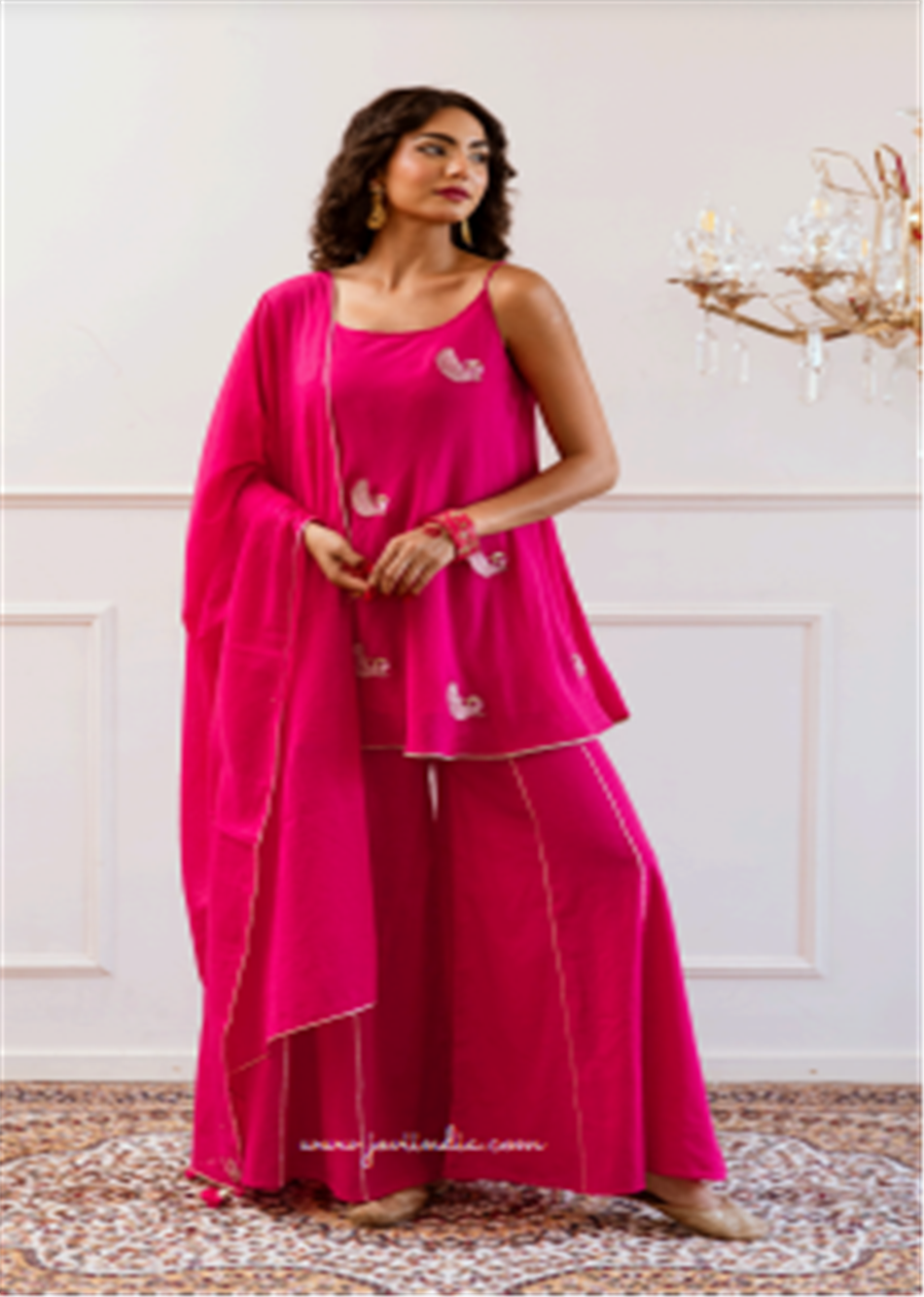 Rani Peplum Kurta with Palazzo Set