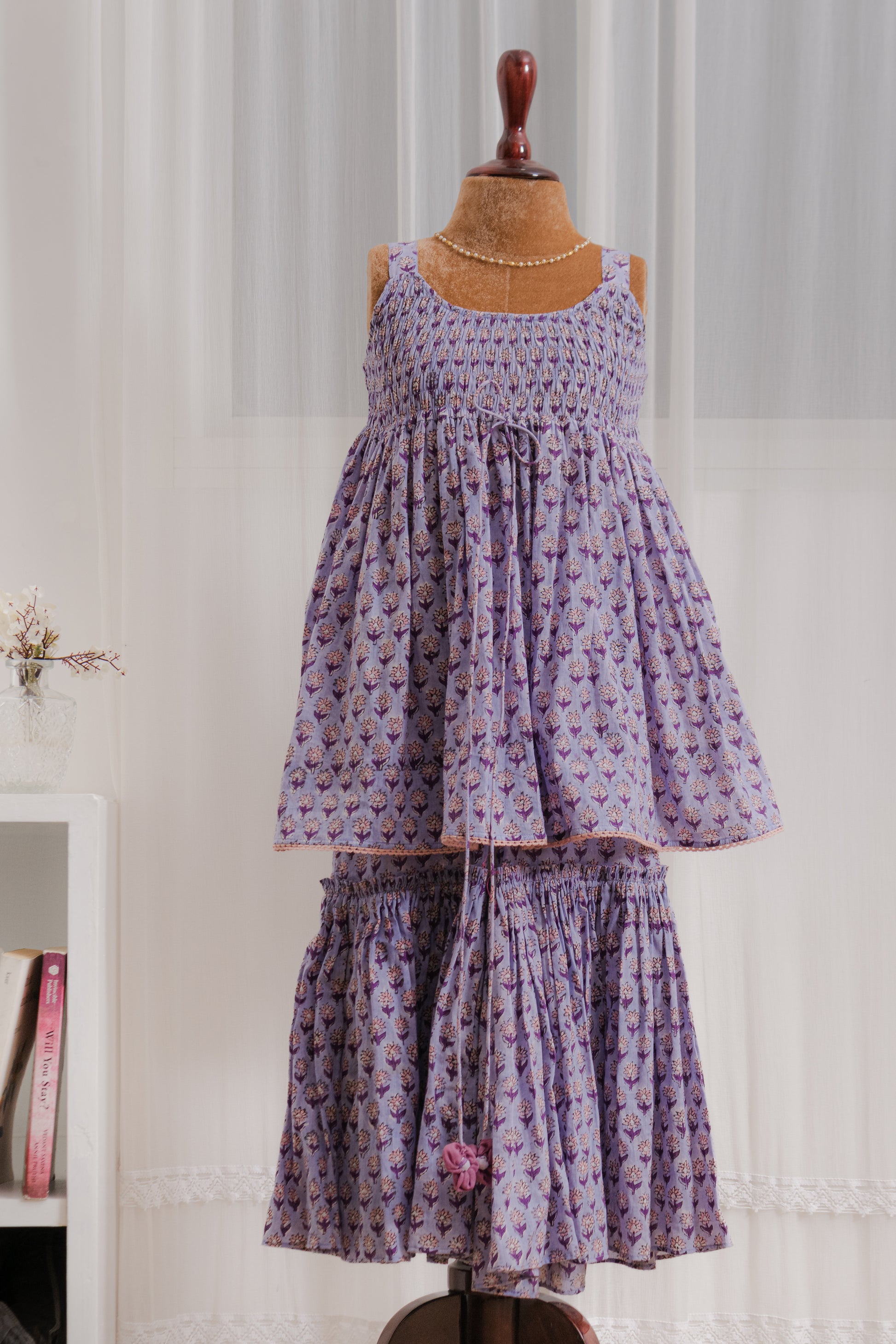 Shop Fabulous Purple Printed Co-Ord Sets for Kids and Baby Girls - JOVI India Kids Wear